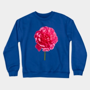 Hot pink carnation blossom Crewneck Sweatshirt